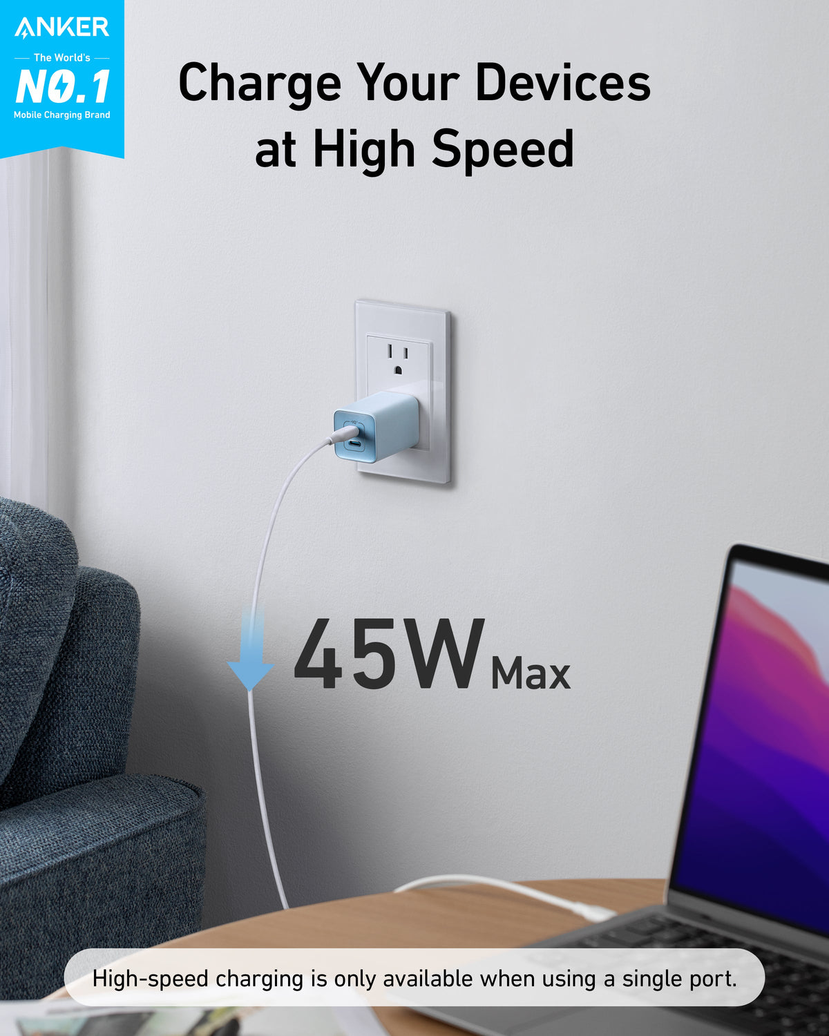 Anker 523 Charger (Nano 3, 47W)
