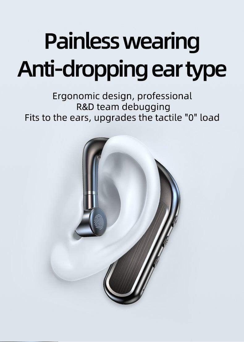 Wireless Bluetooth Business Headset with Mic & Mute Button