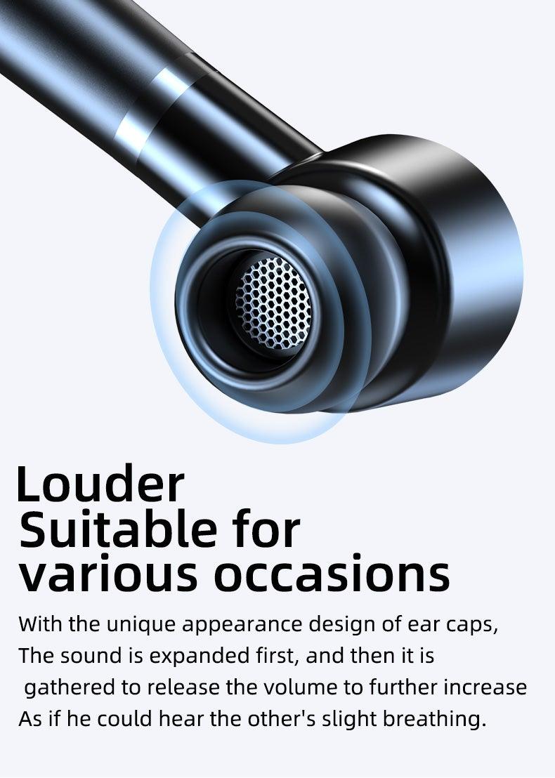 Wireless Bluetooth Business Headset with Mic & Mute Button
